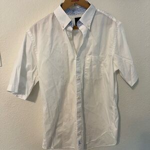 Tailorbyrd White Casual Button Down Shirt